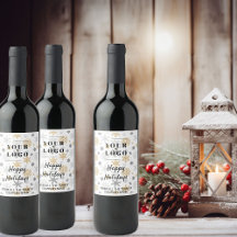 prettige feestdagen Aangepast mijn Logo Snowflake