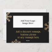 prettige feestdagen Aangepast Visitekaartje Feestdagenkaart (Achterkant)