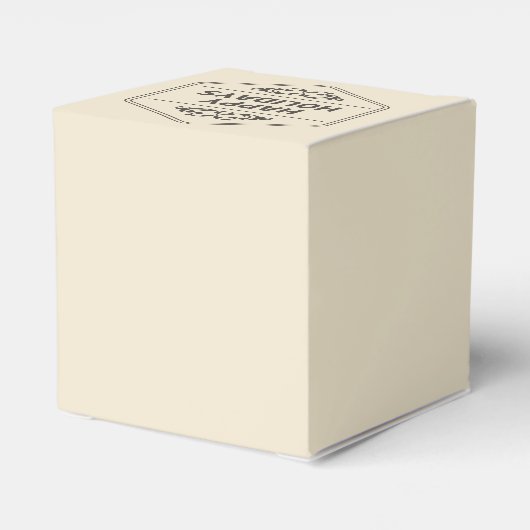 prettige feestdagen Aangepaste achtergrond Bedankdoosjes (Achterkant)