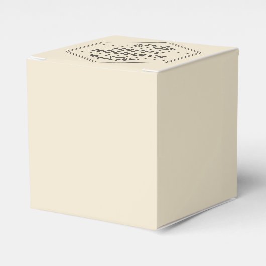 prettige feestdagen Aangepaste achtergrond Bedankdoosjes (Voorkant Zijde)