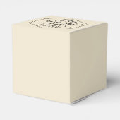 prettige feestdagen Aangepaste achtergrond Bedankdoosjes (Achterkant)