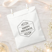 prettige feestdagen Aangepaste achtergrond Bedankzakje (Geknipt)