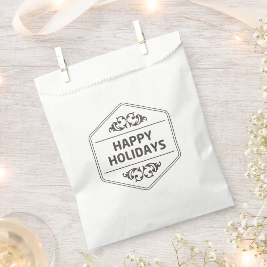 prettige feestdagen Aangepaste achtergrond Bedankzakje (Geknipt)