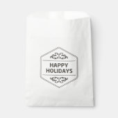 prettige feestdagen Aangepaste achtergrond Bedankzakje (Voorkant)