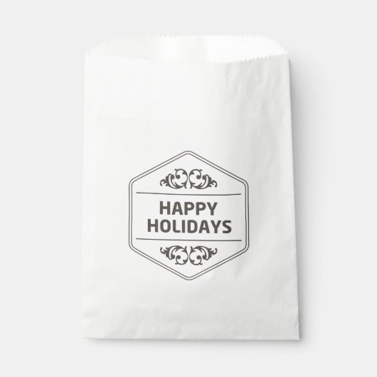 prettige feestdagen Aangepaste achtergrond Bedankzakje (Voorkant)