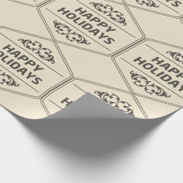 prettige feestdagen Aangepaste achtergrond Cadeaupapier