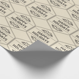 prettige feestdagen Aangepaste achtergrond Cadeaupapier