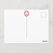 Prettige feestdagen Aangepaste Chic  Ephemera Briefkaart (Achterkant)