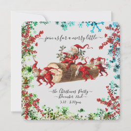 Prettige feestdagen Aangepaste Chic  Ephemera Kaart