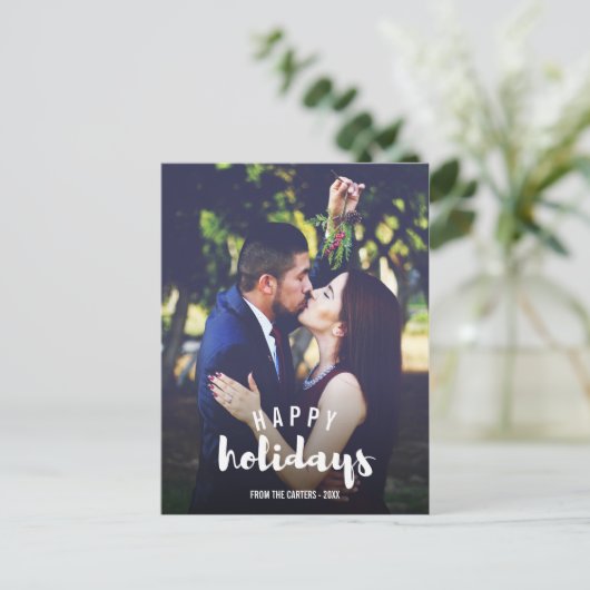 prettige feestdagen Aangepaste foto (Staand voorkant)