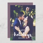prettige feestdagen Aangepaste foto Feestdagenkaart (Voorkant / Achterkant)