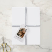 Prettige feestdagen Aangepaste foto | Gepersonalis Cadeaulabel (Met Touw)