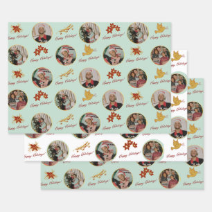 Prettige feestdagen Aangepaste foto Inpakpapier Vel