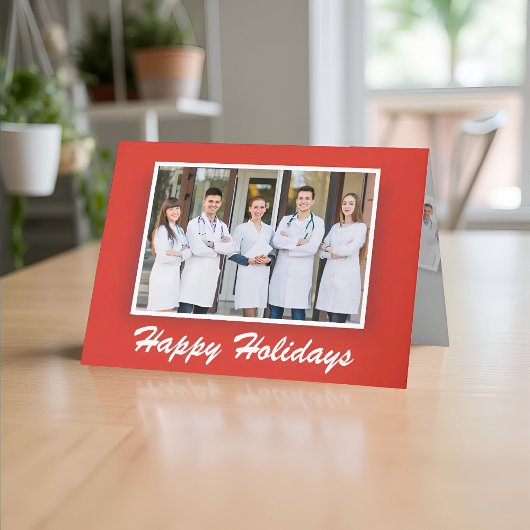 Prettige feestdagen Aangepaste foto | Ondernemend Kaart