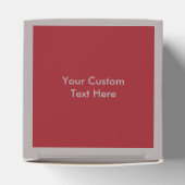 Prettige feestdagen aangepaste foto & tekst gunstv bedankdoosjes (Bovenkant)