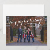 Prettige feestdagen Aangepaste fotokaart Feestdagenkaart (Voorkant / Achterkant)