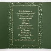 prettige feestdagen. Aangepaste foto's voor zakeli Drieluik Wenskaart (Binnenkant midden)