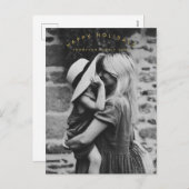 prettige feestdagen aangepaste kerstfeestdagen (Voorkant / Achterkant)