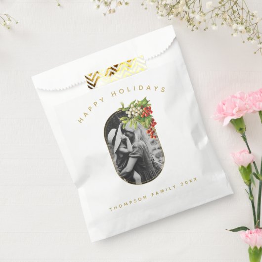 prettige feestdagen aangepaste kerstfeestdagen bedankzakje (Gezegeld)