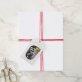 prettige feestdagen aangepaste kerstfeestdagen cadeaulabel (Met Touw)