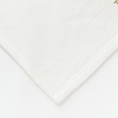 prettige feestdagen aangepaste kerstfeestdagen fleece deken (Hoek)