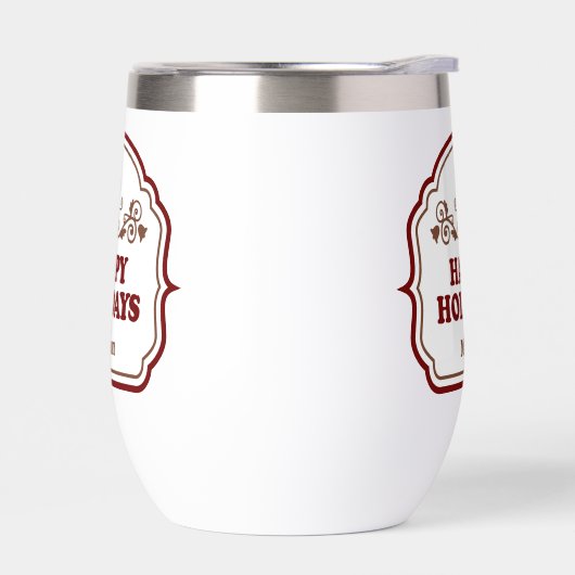 Prettige feestdagen Aangepaste naam (Links)