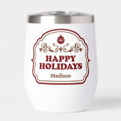 Prettige feestdagen Aangepaste naam (Voorkant)