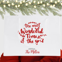 Prettige feestdagen Aangepaste rode en witte Kerst