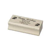 Prettige feestdagen Aangepaste Rubber Stamp Rubberstempel (Stempel)