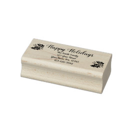 Prettige feestdagen Aangepaste Rubber Stamp Rubberstempel