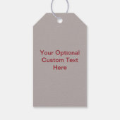 Prettige feestdagen aangepaste tekst cadeau labels cadeaulabel (Achterkant)