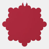 Prettige feestdagen Aangepaste warme cacao chocola Ornament Kaart (Achterkant)