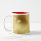 prettige feestdagen. Aangepaste zakelijke Logo ker Tweekleurige Koffiemok (Links)