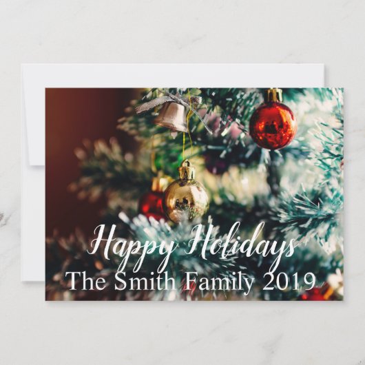 prettige feestdagen aankondiging (Voorkant)