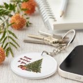 prettige feestdagen AcrylSleutelhanger Sleutelhanger (Voorkant Rechts)