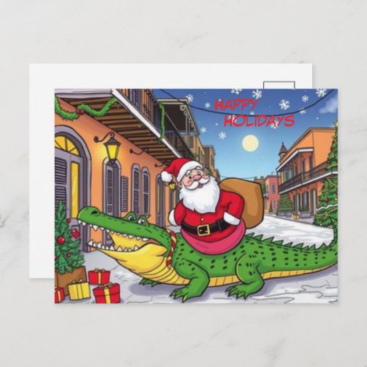 Prettige feestdagen Activiteiten in de omgeving va Briefkaart (Voorkant / Achterkant)