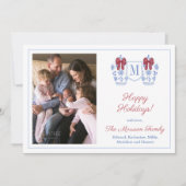 Prettige feestdagen Afbeelding Elegante Ginger Jar Feestdagenkaart (Voorkant)