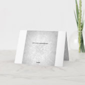 Prettige feestdagen Afstand > Broer begroeting Kaart (Achterkant)