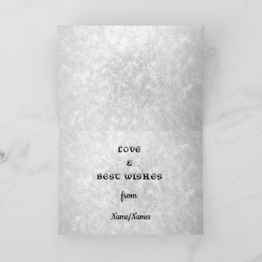 Prettige feestdagen Afstand > Broer begroeting Kaart (Binnen)