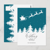 prettige feestdagen | Alle magische postauto's ver Briefkaart (Voorkant / Achterkant)