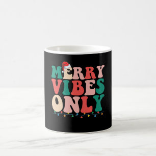 Prettige Feestdagen Alleen Kerstvakantie Familie Koffiemok