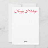 prettige feestdagen Angel Feestdagenkaart (Achterkant)