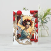 prettige feestdagen Angel Feestdagenkaart (Staand voorkant)