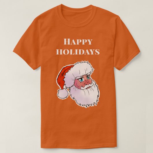 prettige feestdagen, Anime Santa T-shirt (Design voorkant)