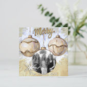 Prettige feestdagen ansichtkaart feestdagenkaart (Staand voorkant)