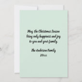 prettige feestdagen, atoomkerstkat (Achterkant)