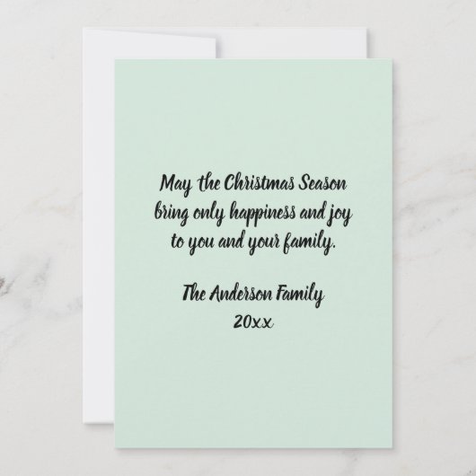 prettige feestdagen, atoomkerstkat (Achterkant)