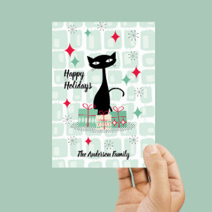 prettige feestdagen, atoomkerstkat