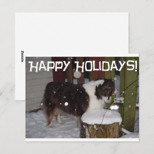 Prettige feestdagen Aussie Feestdagenkaart (Voorkant / Achterkant)