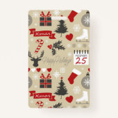 prettige feestdagen badge (Achterkant)